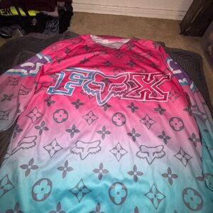 Fox Gradient Pink and Blue Jersey
